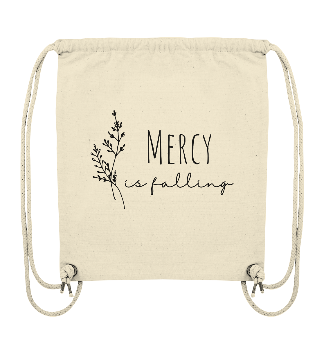 mercy is falling - Organic Gym-Bag - wertvoll und geliebt 