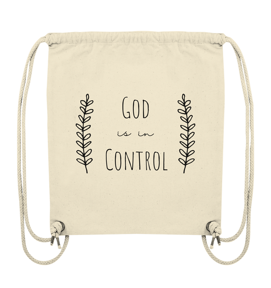 God is in control - Organic Gym-Bag - wertvoll und geliebt 