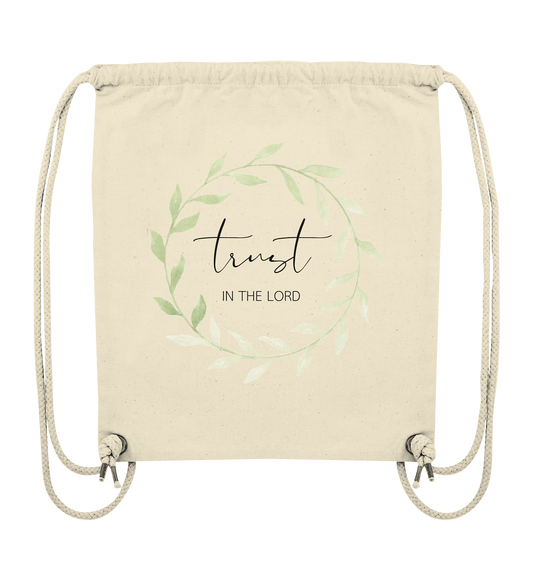 trust - Organic Gym-Bag - wertvoll und geliebt 