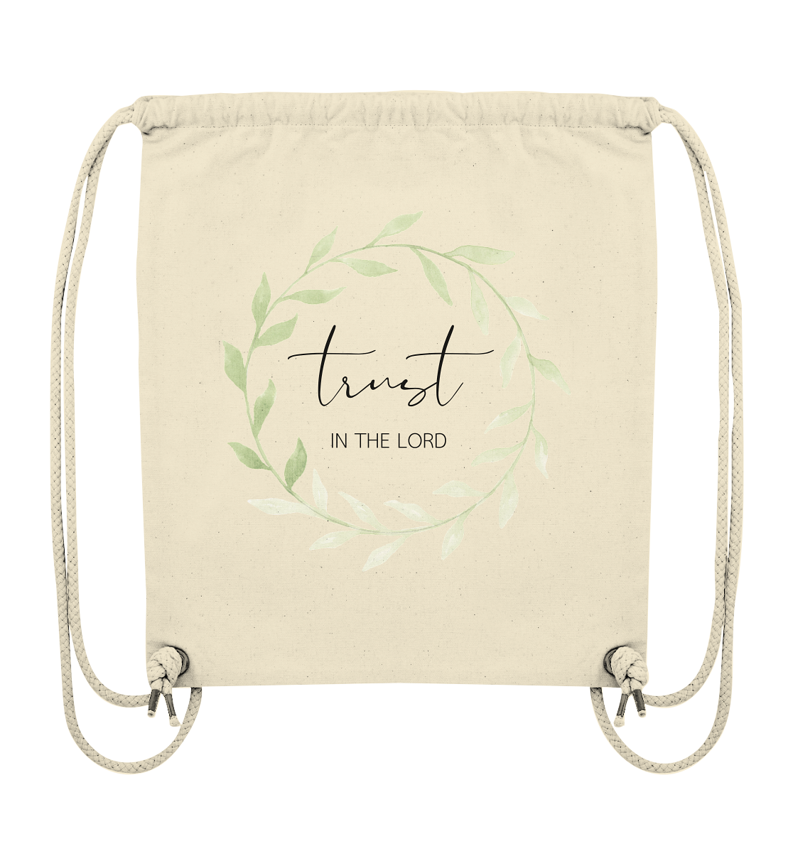 trust in the lord - Organic Gym-Bag - wertvoll und geliebt 