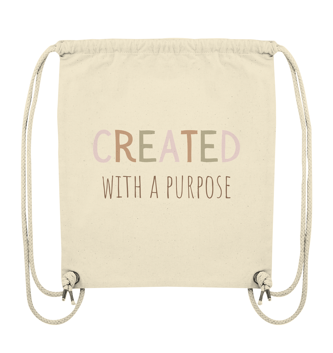 Created - Organic Gym-Bag - wertvoll und geliebt 