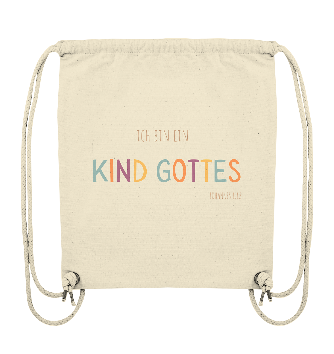 Kind Gottes - Organic Gym-Bag - wertvoll und geliebt 
