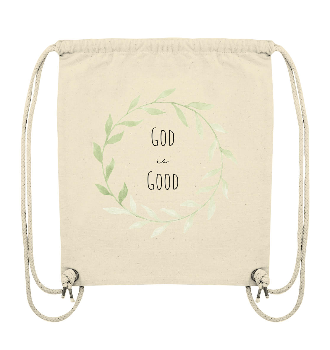 God is good - Organic Gym-Bag - wertvoll und geliebt 