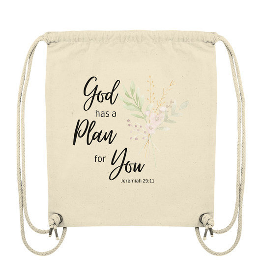 Jeremiah 29:11 - Organic Gym-Bag - wertvoll und geliebt 