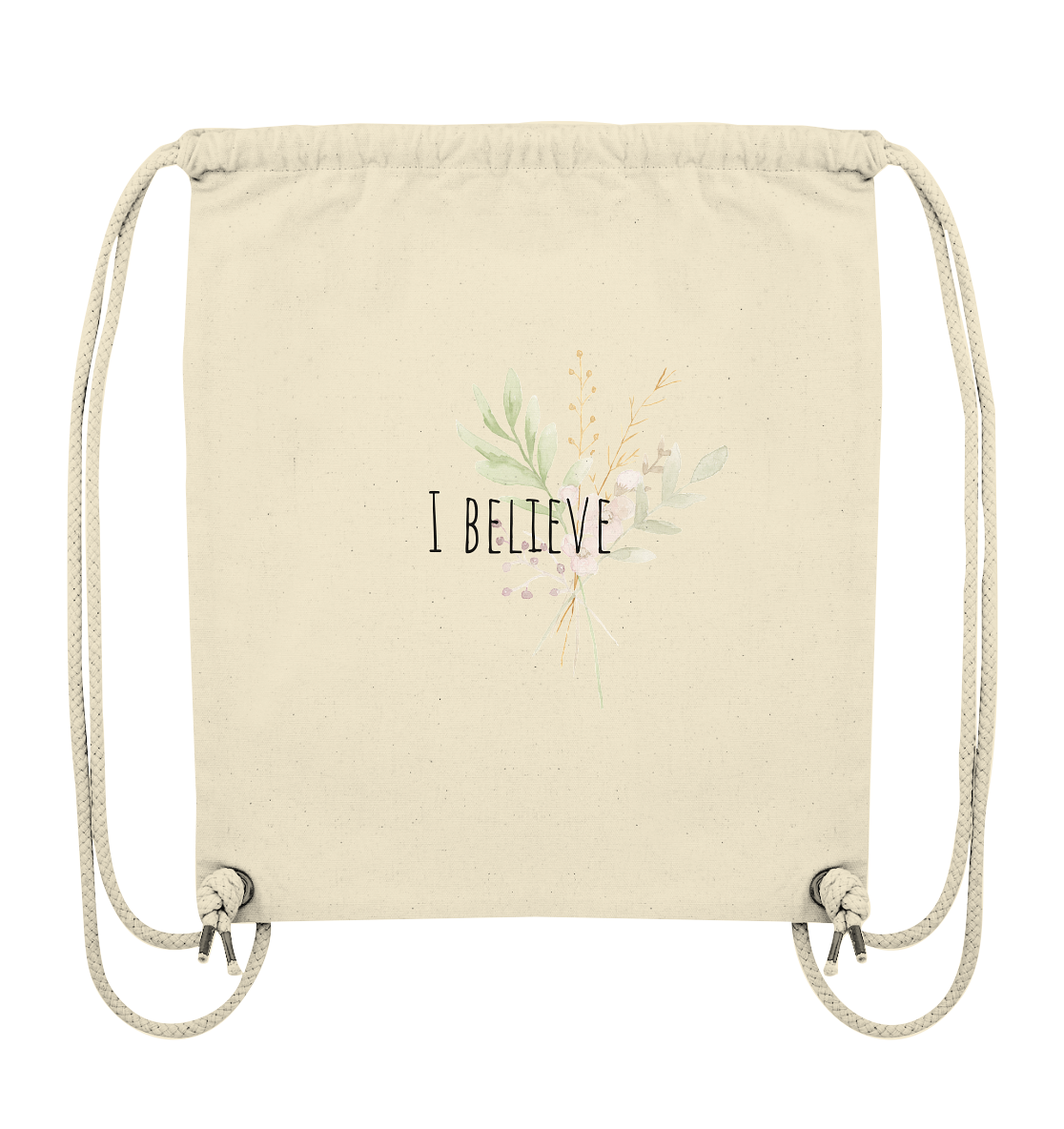 I believe - Organic Gym-Bag - wertvoll und geliebt 