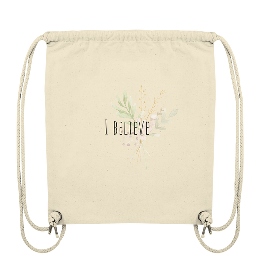 I believe - Organic Gym-Bag - wertvoll und geliebt 