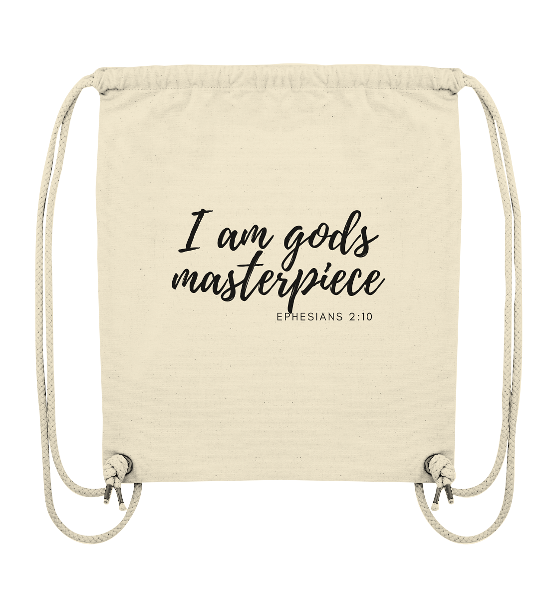 Gods Masterpiece - Organic Gym-Bag - wertvoll und geliebt 