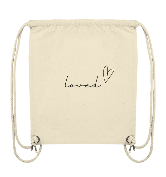 loved - Organic Gym-Bag - wertvoll und geliebt 