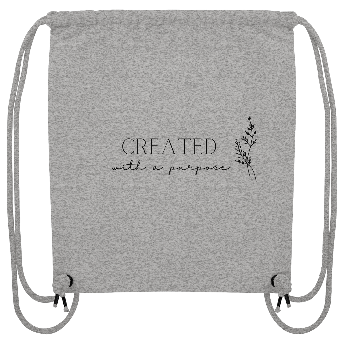 Created with a purpose - Organic Gym-Bag
