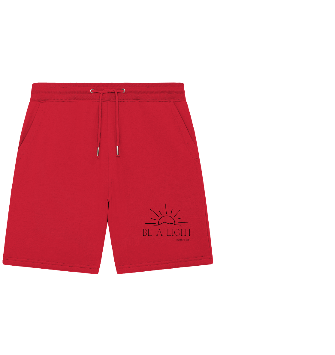 Be a light - Organic Jogger Shorts - wertvoll und geliebt 