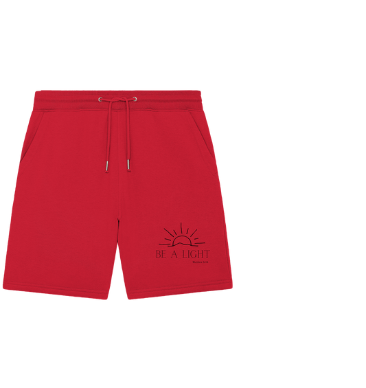 Be a light - Organic Jogger Shorts - wertvoll und geliebt 