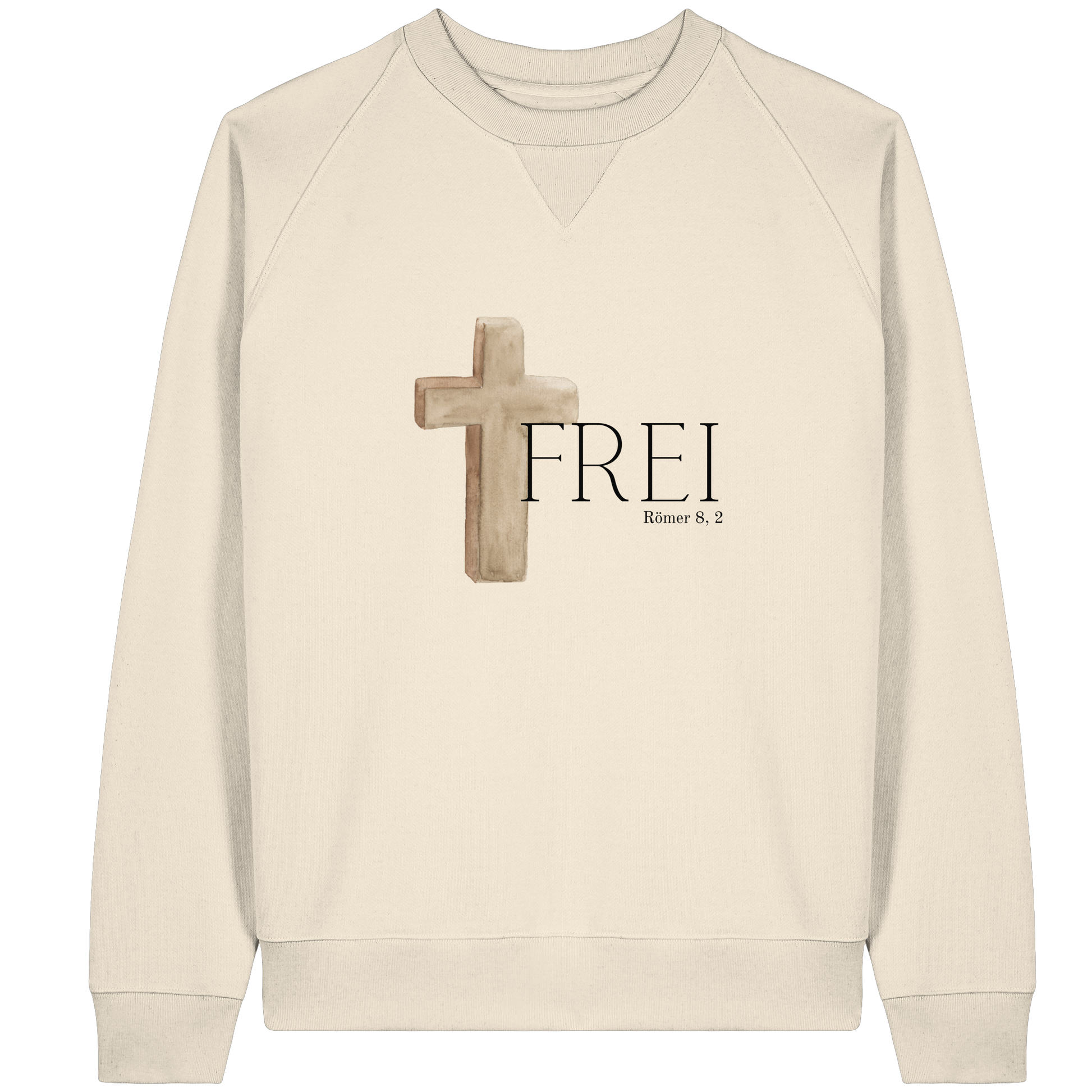 Frei - Organic Raglan Sweatshirt - wertvoll und geliebt 
