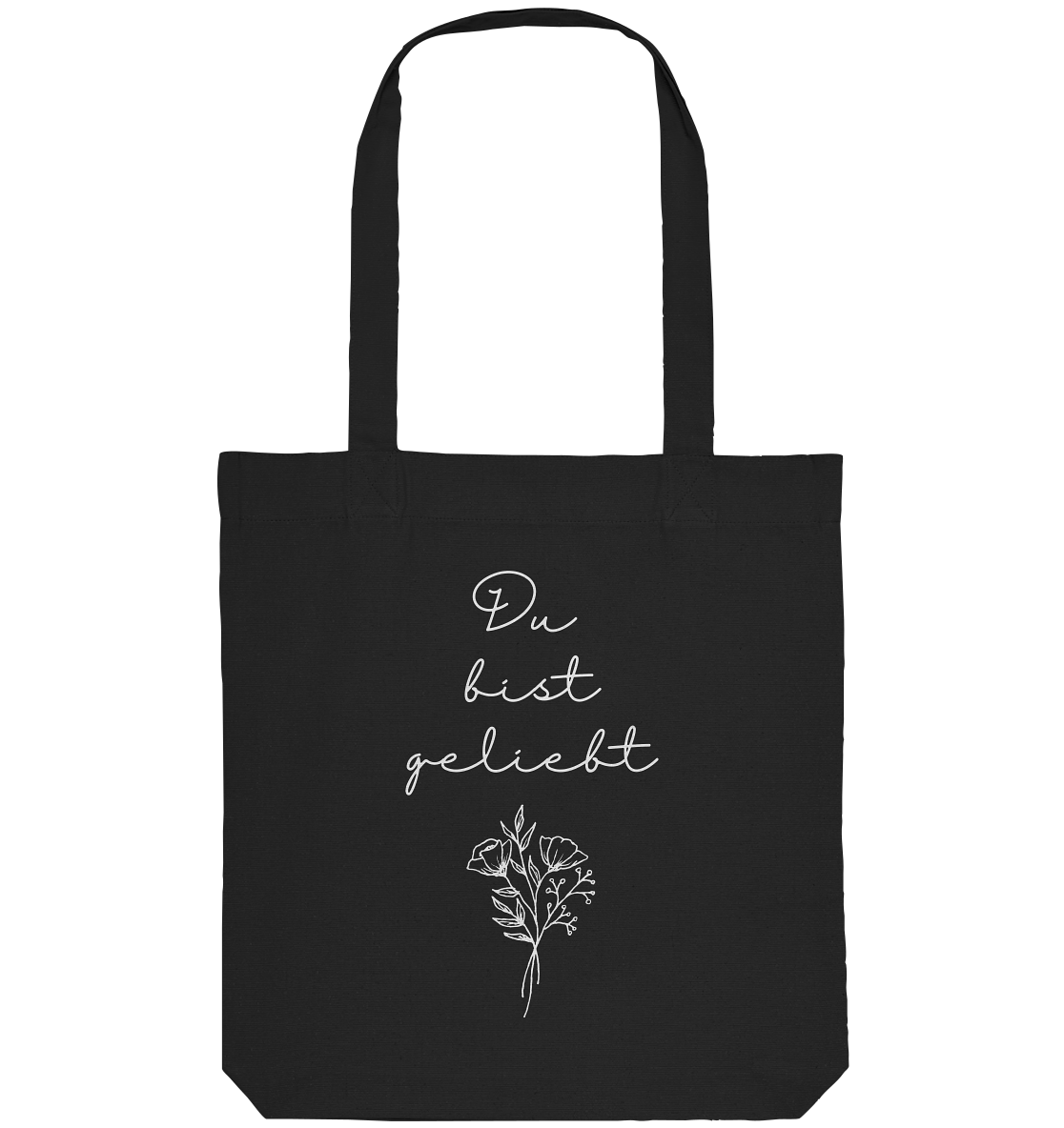 Du bist geliebt - Organic Tote-Bag - wertvoll und geliebt 
