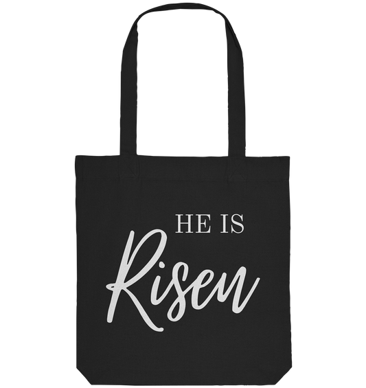 He is risen - Organic Tote-Bag - wertvoll und geliebt 