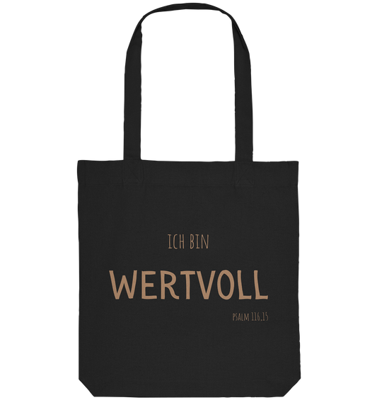 Wertvoll - Organic Tote-Bag - wertvoll und geliebt 