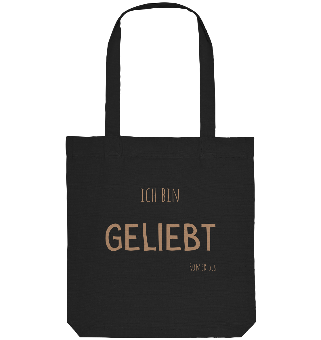 Geliebt - Organic Tote-Bag - wertvoll und geliebt 