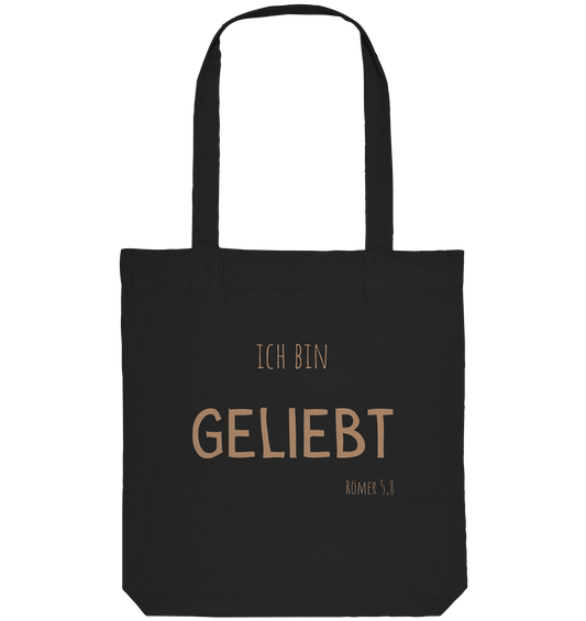 Geliebt - Organic Tote-Bag - wertvoll und geliebt 