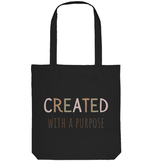 Created - Organic Tote-Bag - wertvoll und geliebt 