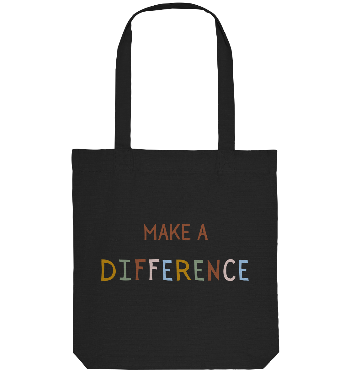 Make a difference - Organic Tote-Bag - wertvoll und geliebt 