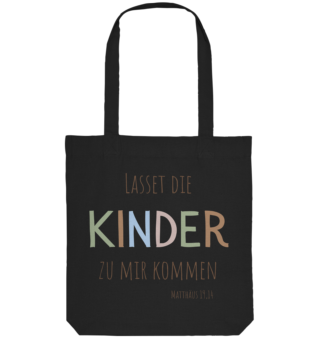 Lasset die Kinder zu mir kommen - Organic Tote-Bag - wertvoll und geliebt 