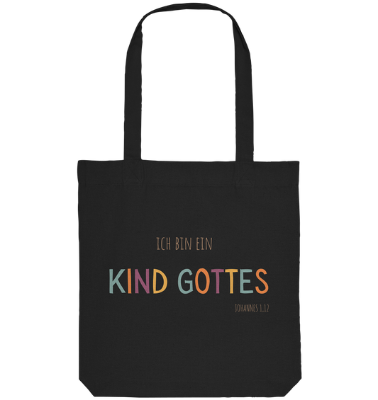 Kind Gottes - Organic Tote-Bag - wertvoll und geliebt 