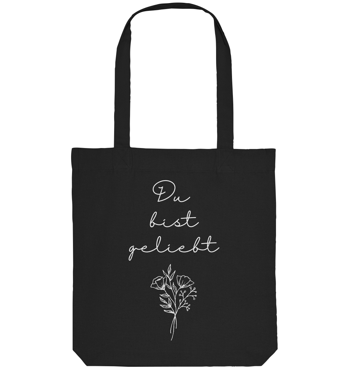 Du bist geliebt - Organic Tote-Bag - wertvoll und geliebt 