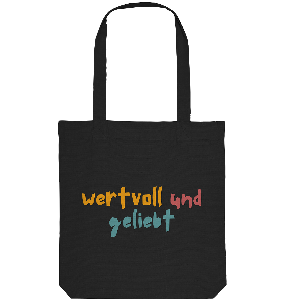 wertvoll und geliebt - Organic Tote-Bag - wertvoll und geliebt 