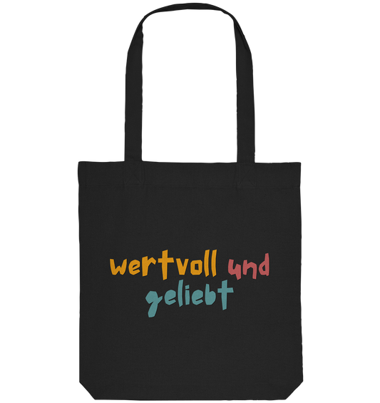 wertvoll und geliebt - Organic Tote-Bag - wertvoll und geliebt 