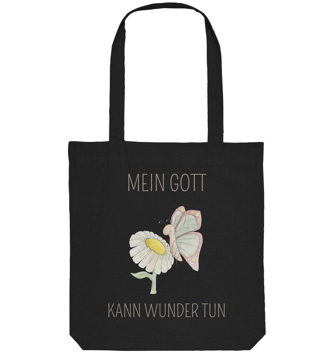 Mein Gott kann Wunder tun - Organic Tote-Bag - wertvoll und geliebt 