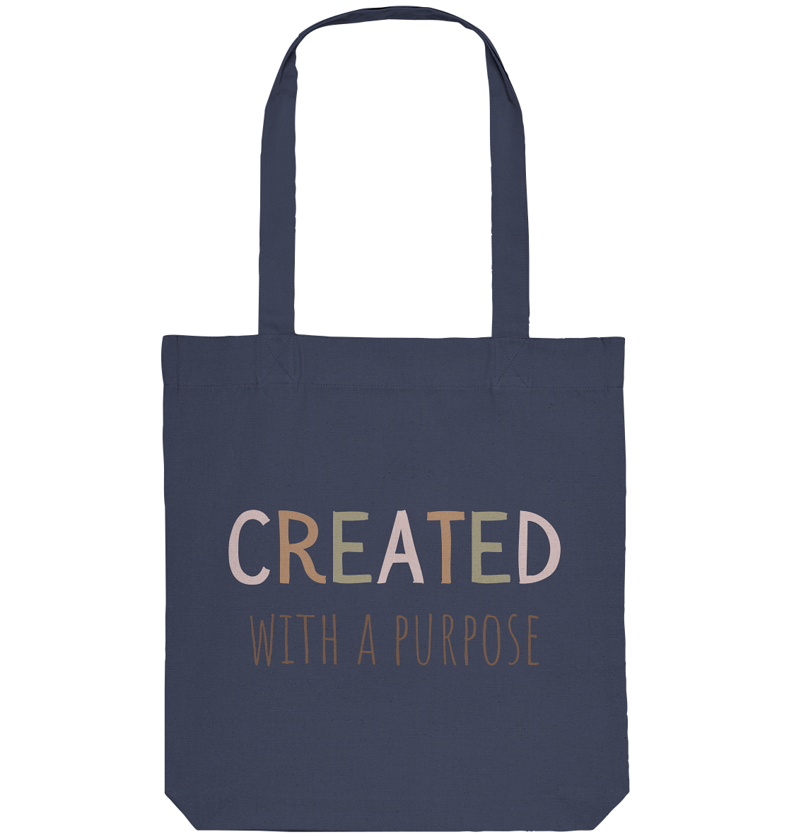 Created - Organic Tote-Bag - wertvoll und geliebt 