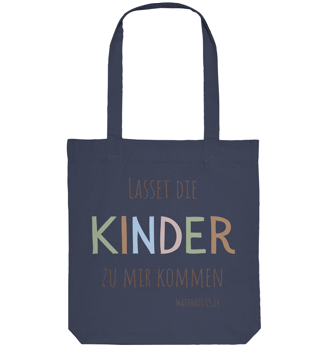 Lasset die Kinder zu mir kommen - Organic Tote-Bag - wertvoll und geliebt 