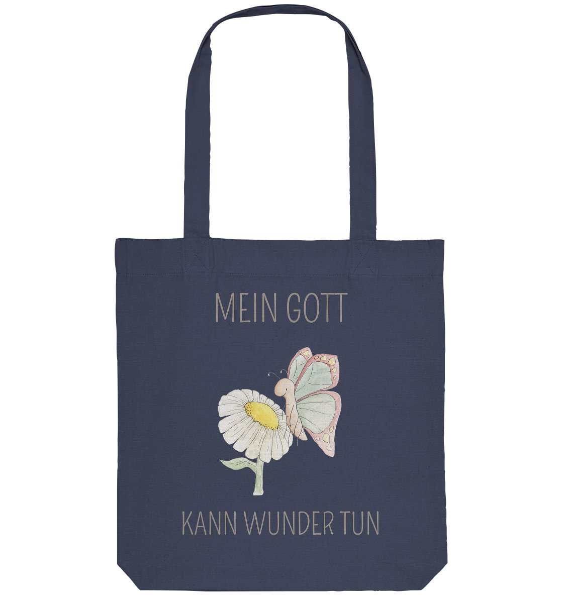 Mein Gott kann Wunder tun - Organic Tote-Bag - wertvoll und geliebt 