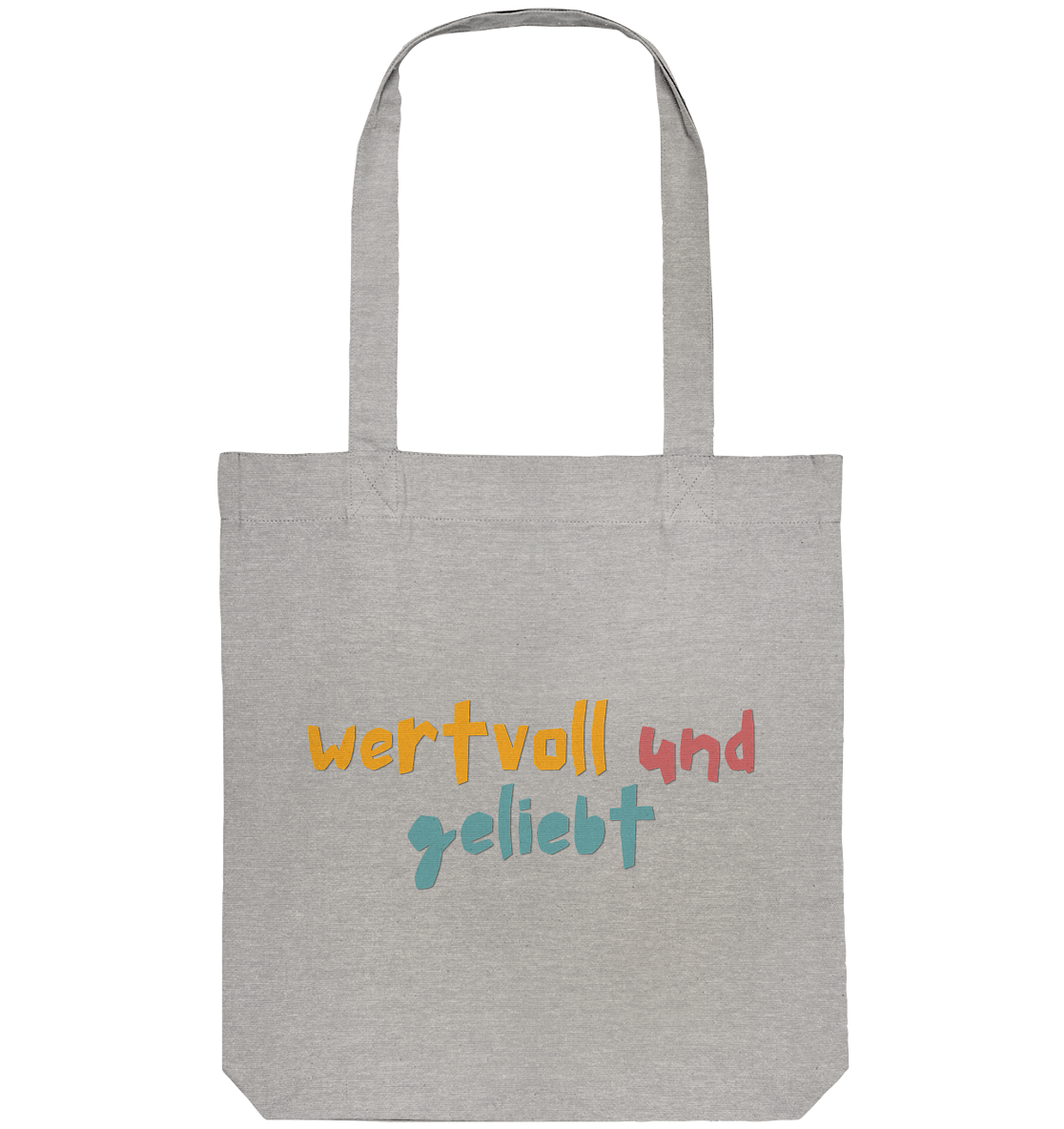 wertvoll und geliebt - Organic Tote-Bag - wertvoll und geliebt 