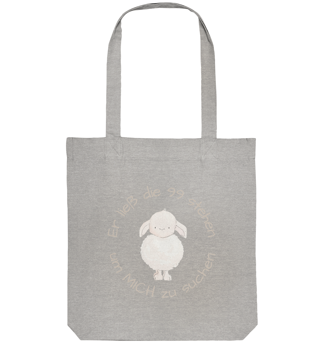 Er ließ die 99 stehen um Mich zu suchen - Organic Tote-Bag - wertvoll und geliebt 