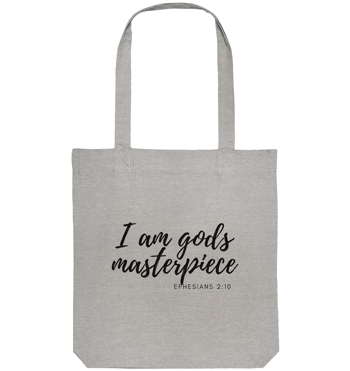 Gods Masterpiece - Organic Tote-Bag - wertvoll und geliebt 