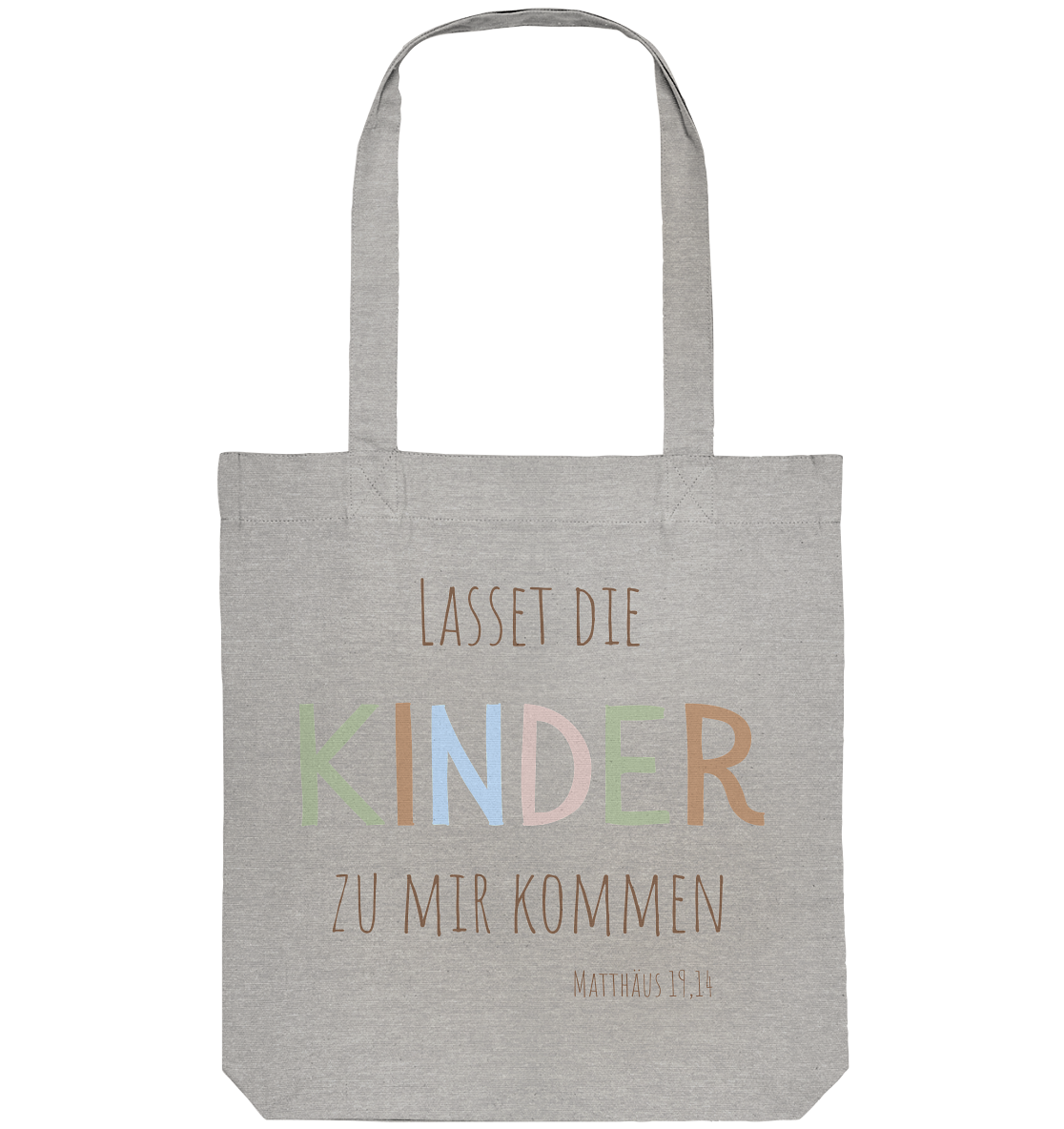 Lasset die Kinder zu mir kommen - Organic Tote-Bag - wertvoll und geliebt 