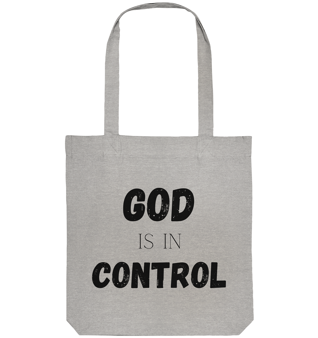 God is in control H - Organic Tote-Bag - wertvoll und geliebt 
