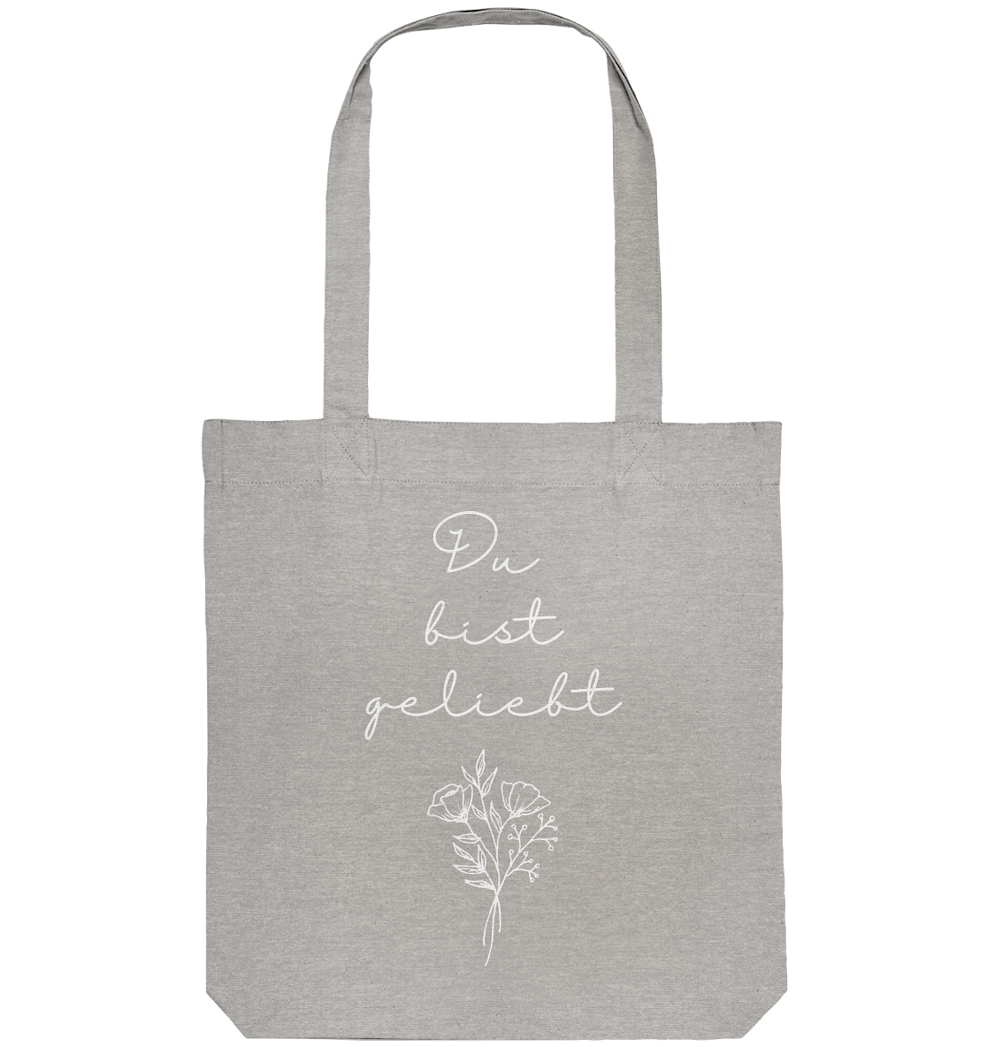 Du bist geliebt - Organic Tote-Bag - wertvoll und geliebt 