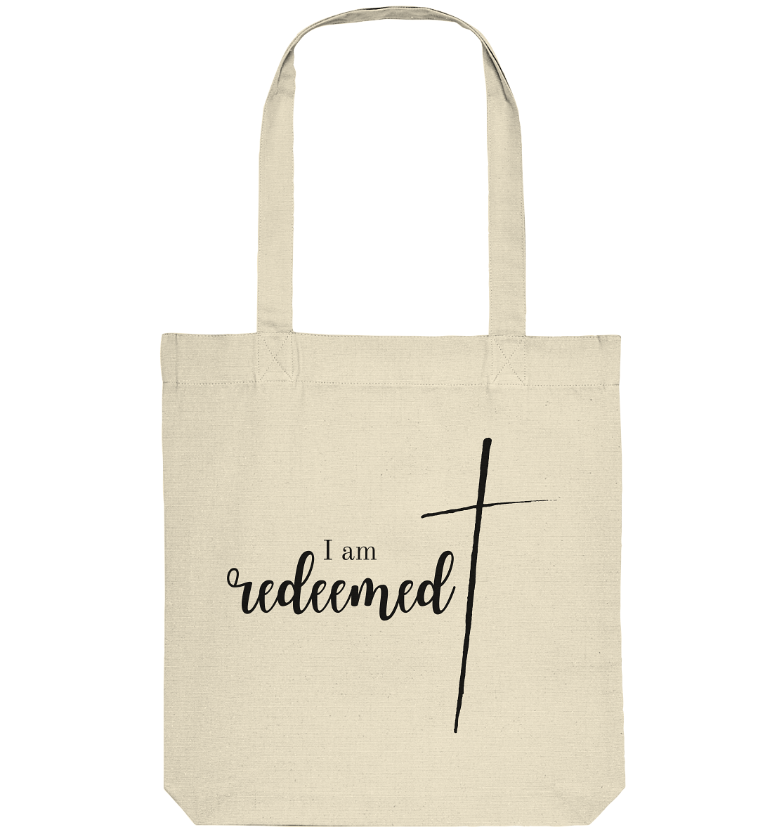 I am redeemed - Organic Tote-Bag - wertvoll und geliebt 