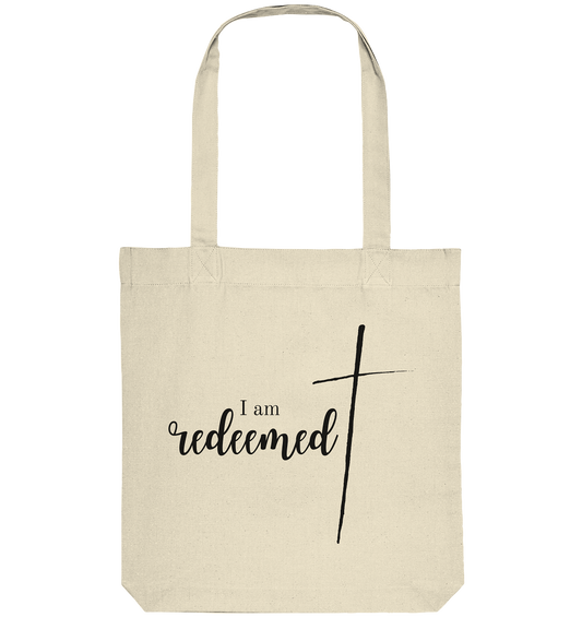 I am redeemed - Organic Tote-Bag - wertvoll und geliebt 