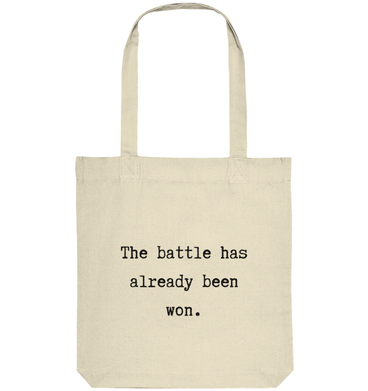 The battle - Organic Tote-Bag - wertvoll und geliebt 