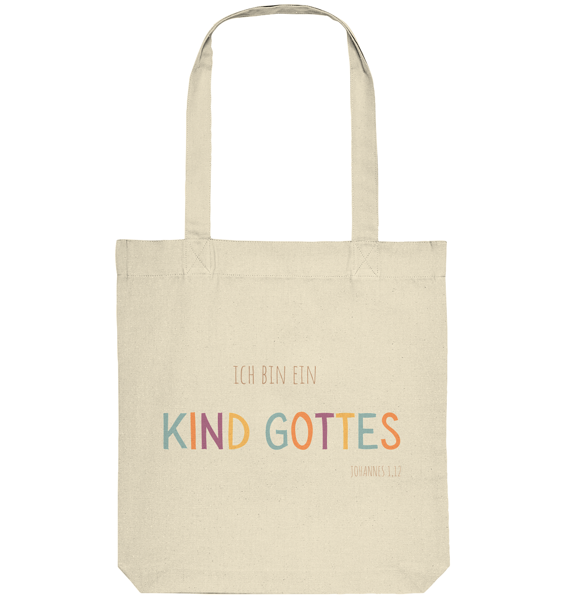 Kind Gottes - Organic Tote-Bag - wertvoll und geliebt 