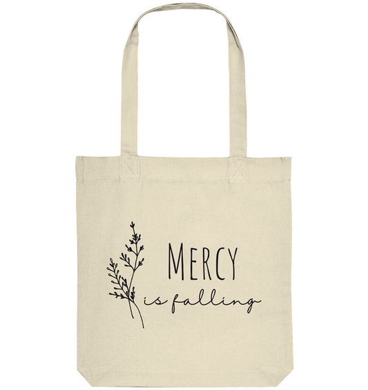 mercy is falling - Organic Tote-Bag - wertvoll und geliebt 