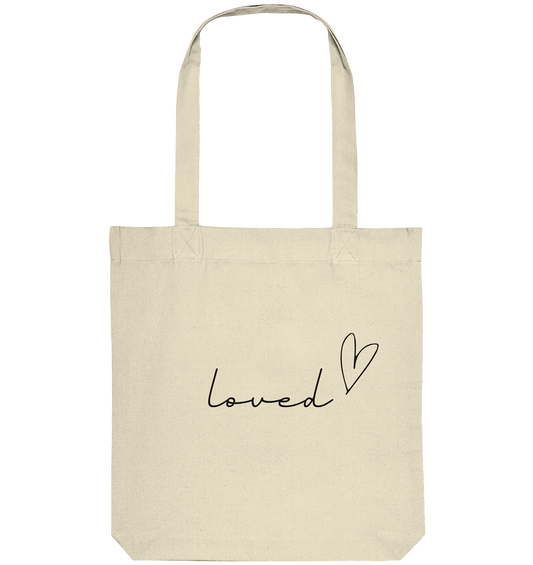 loved - Organic Tote-Bag - wertvoll und geliebt 