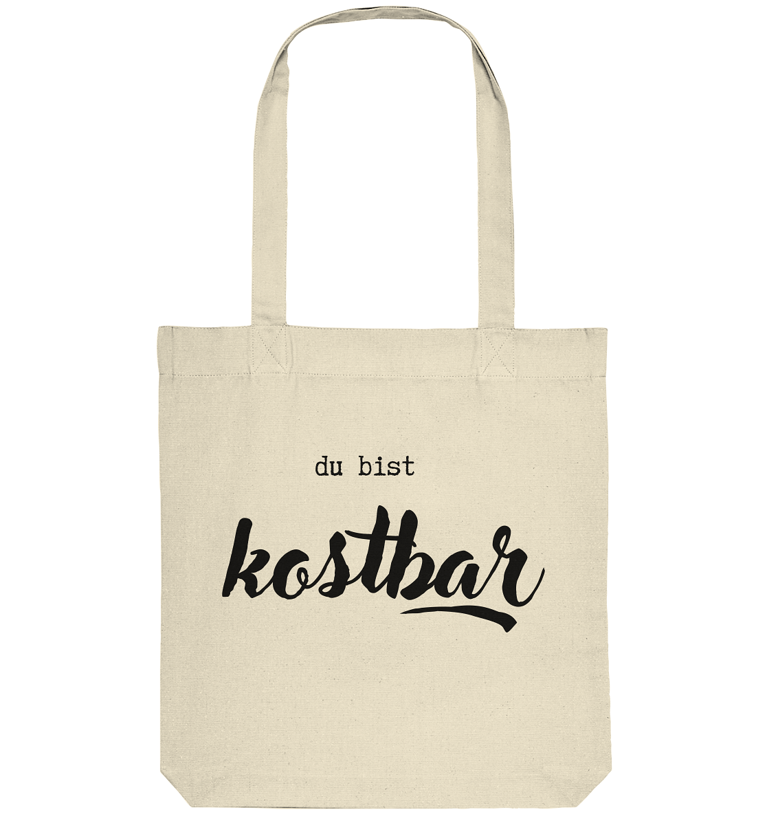 Kostbar - Organic Tote-Bag - wertvoll und geliebt 