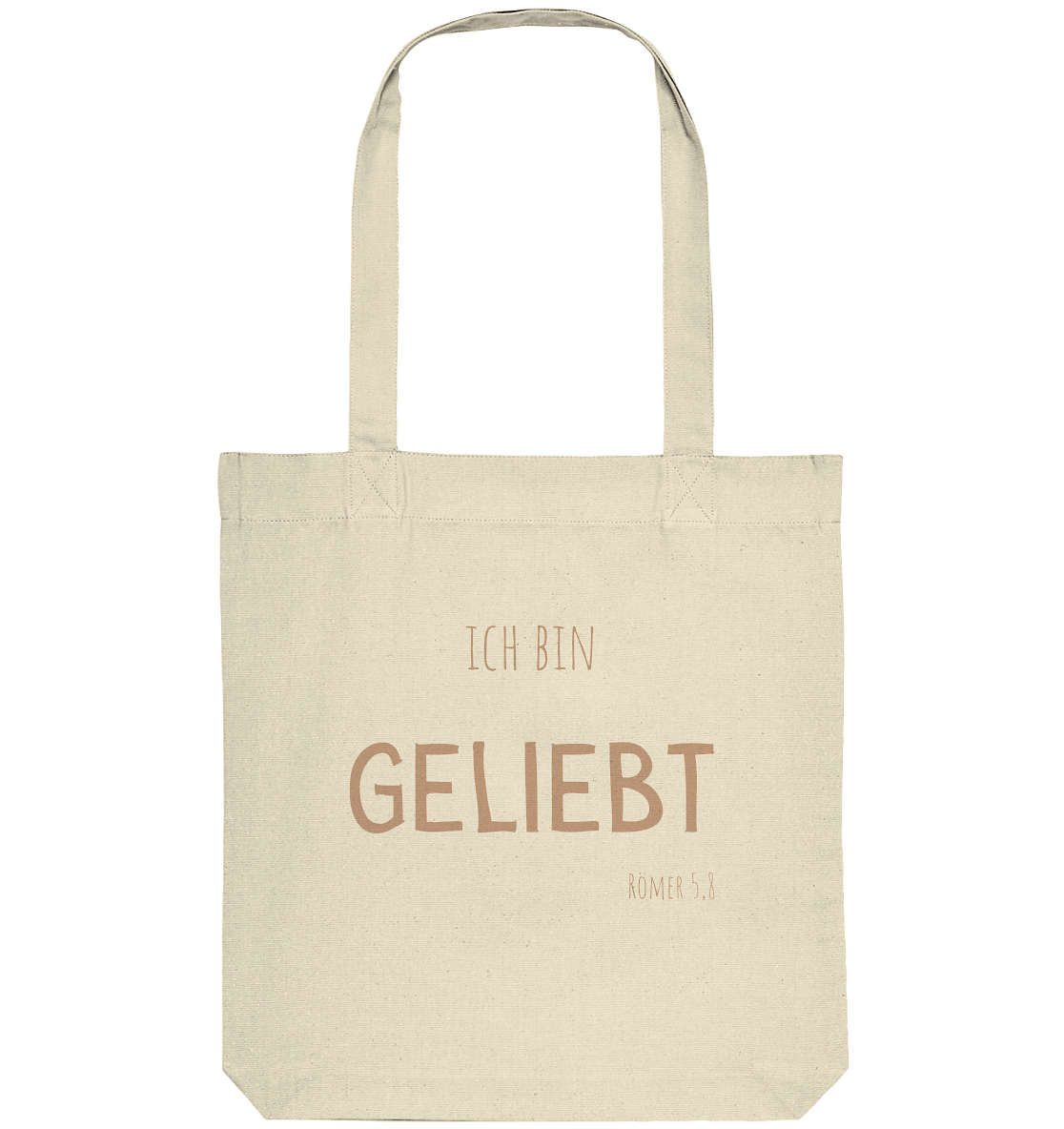Geliebt - Organic Tote-Bag - wertvoll und geliebt 