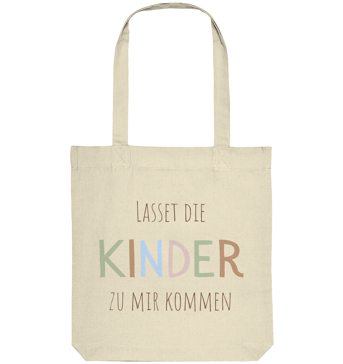 Lasset die Kinder zu mir kommen - Organic Tote-Bag - wertvoll und geliebt 
