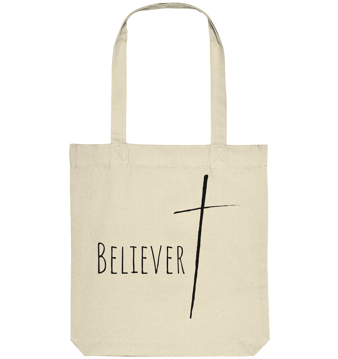 believer - Organic Tote-Bag - wertvoll und geliebt 