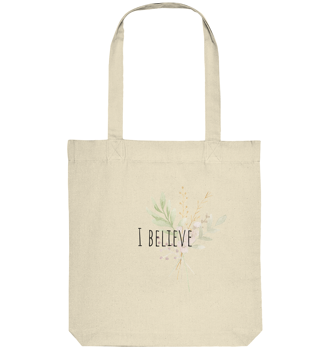 I believe - Organic Tote-Bag - wertvoll und geliebt 