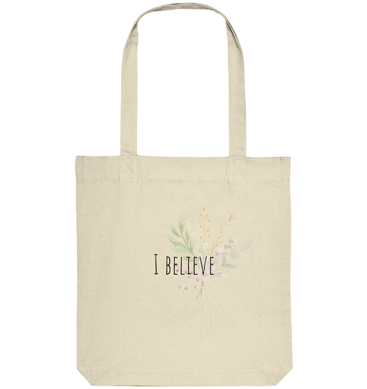 I believe - Organic Tote-Bag - wertvoll und geliebt 